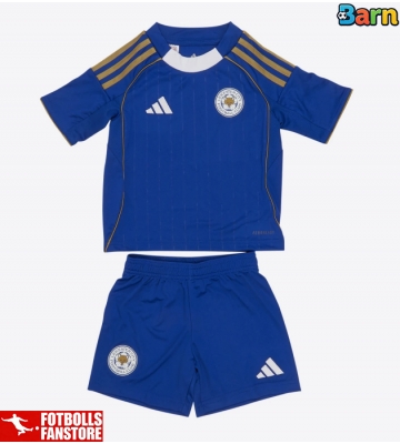 Leicester City Hemmatröja Barn 2025-26 Kortärmad (+ Korta byxor)